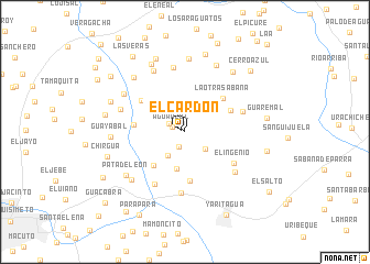 map of El Cardón