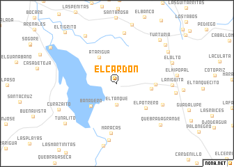 map of El Cardón