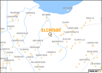 map of El Cardón