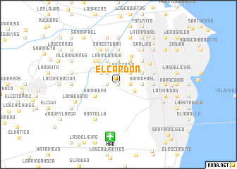 map of El Cardón