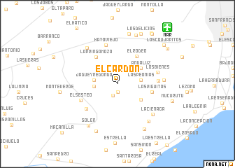 map of El Cardón