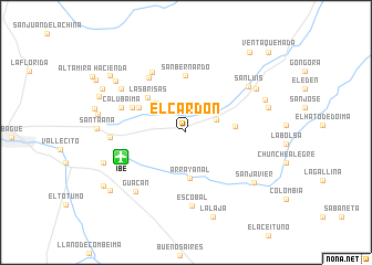 map of El Cardón