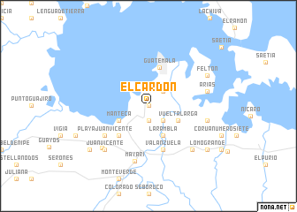 map of El Cardón