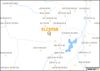 map of El Cardo