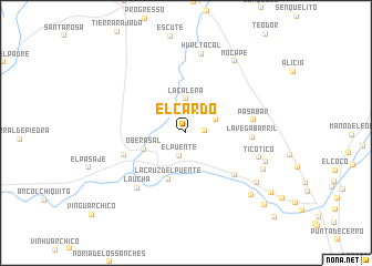 map of El Cardo