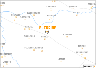 map of El Caribe