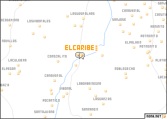 map of El Caribe