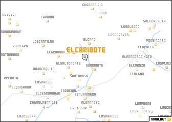 map of El Caribote