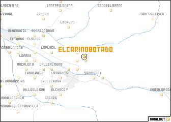 map of El Cariño Botado