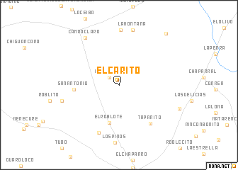 map of El Carito