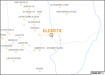 map of El Carito