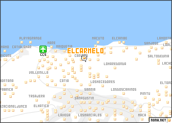 map of El Carmelo