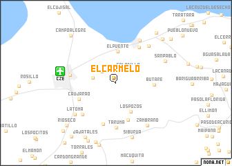 map of El Carmelo