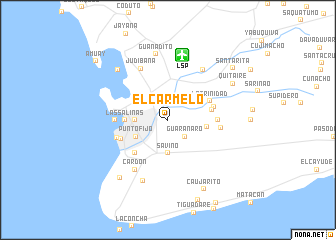 map of El Carmelo