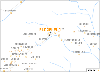 map of El Carmelo