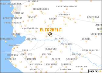 map of El Carmelo