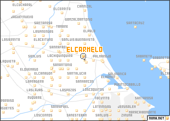 map of El Carmelo