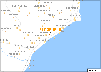 map of El Carmelo