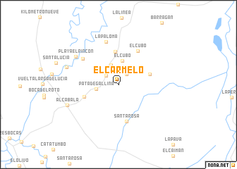 map of El Carmelo