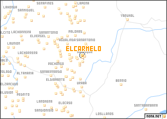 map of El Carmelo