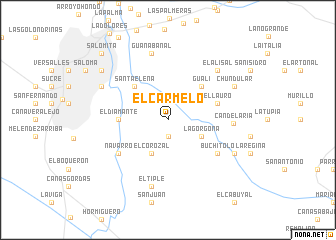 map of El Carmelo