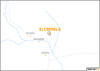 map of El Carmelo