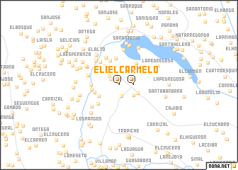 map of El Carmelo