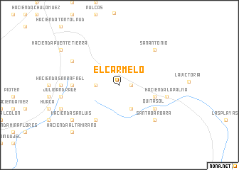 map of El Carmelo