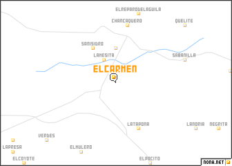 map of El Carmen