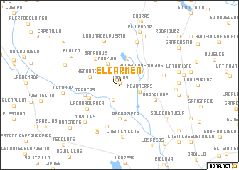 map of El Carmen