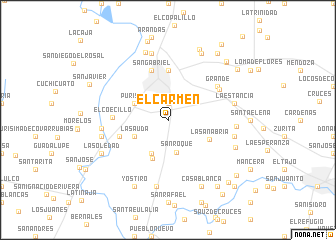 map of El Carmen