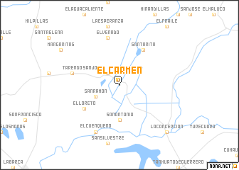 map of El Carmen