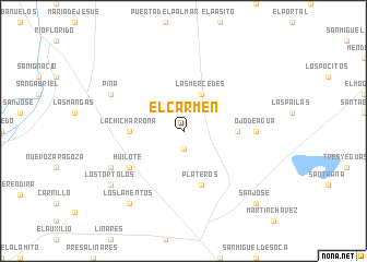 map of El Carmen