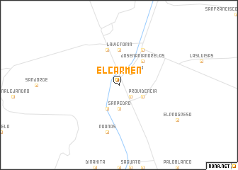 map of El Carmen