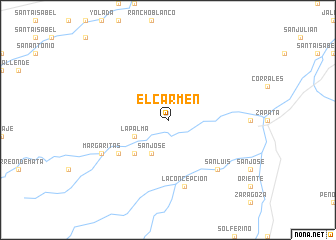 map of El Carmen