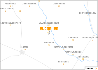 map of El Carmen