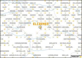 map of El Carmen