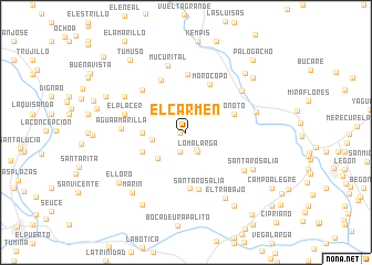 map of El Carmen