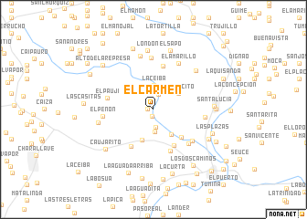 map of El Carmen