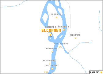 map of El Carmen