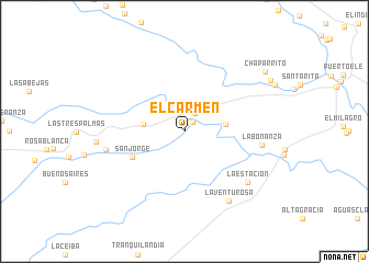 map of El Carmen