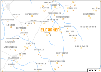 map of El Carmen