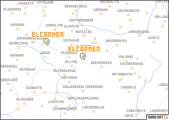 map of El Carmen