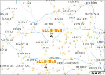 map of El Carmen