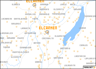 map of El Carmen