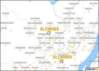 map of El Carmen