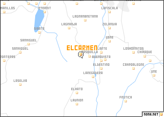 map of El Carmen