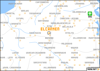 map of El Carmen