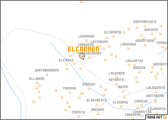 map of El Carmen