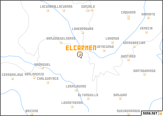 map of El Carmen